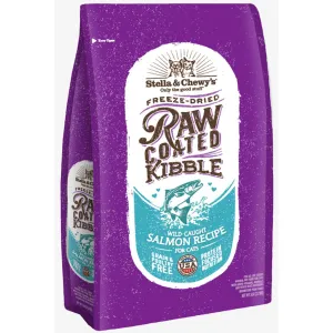 Stella & Chewy's Raw Coated Wild-Caught Salmon Recipe Cat Kibble  - 5lbs