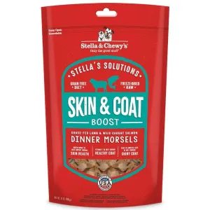 Stella & Chewy's Stella's Solutions Skin & Coat Boost Grass Fed Lamb & Wild Caught Salmon Dinner Morsels Freeze-Dried Raw Dog Food