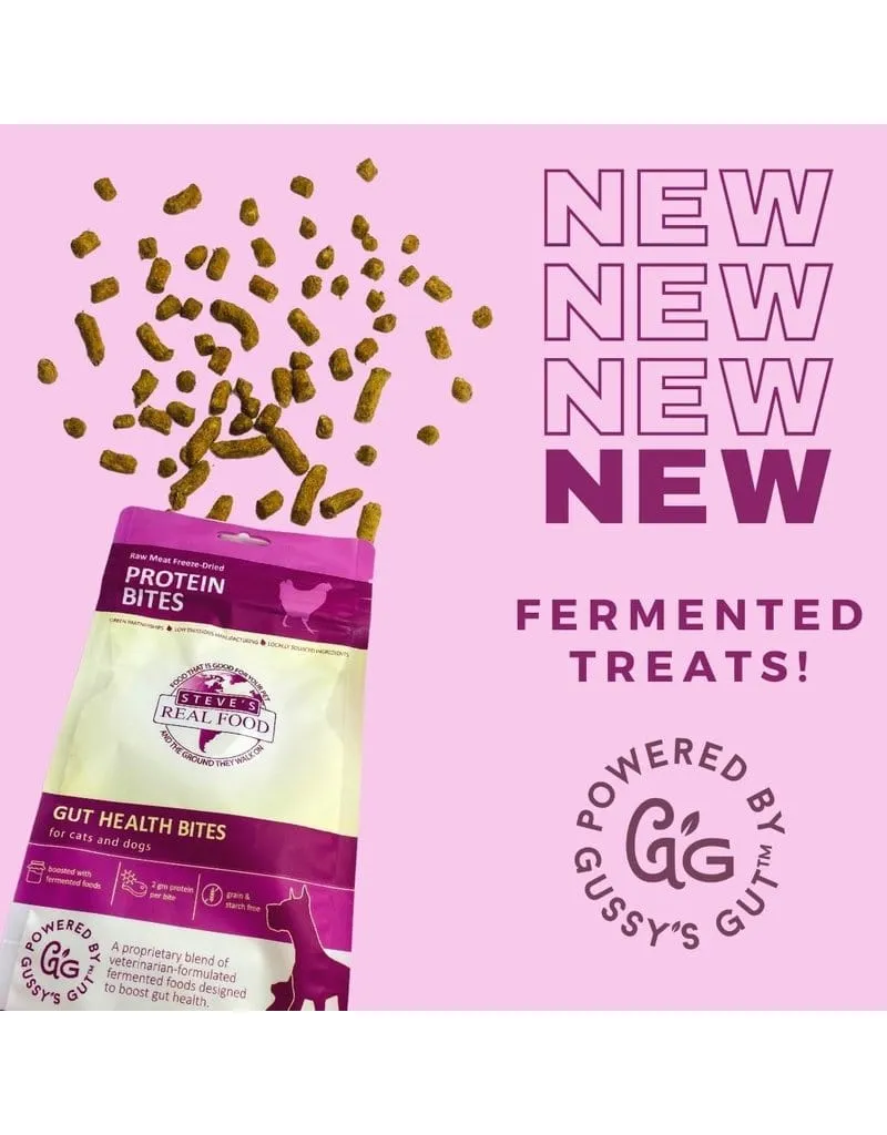 Steve's Real Food Chicken Protein Bites Freeze Dried Treats for Cats and Dogs