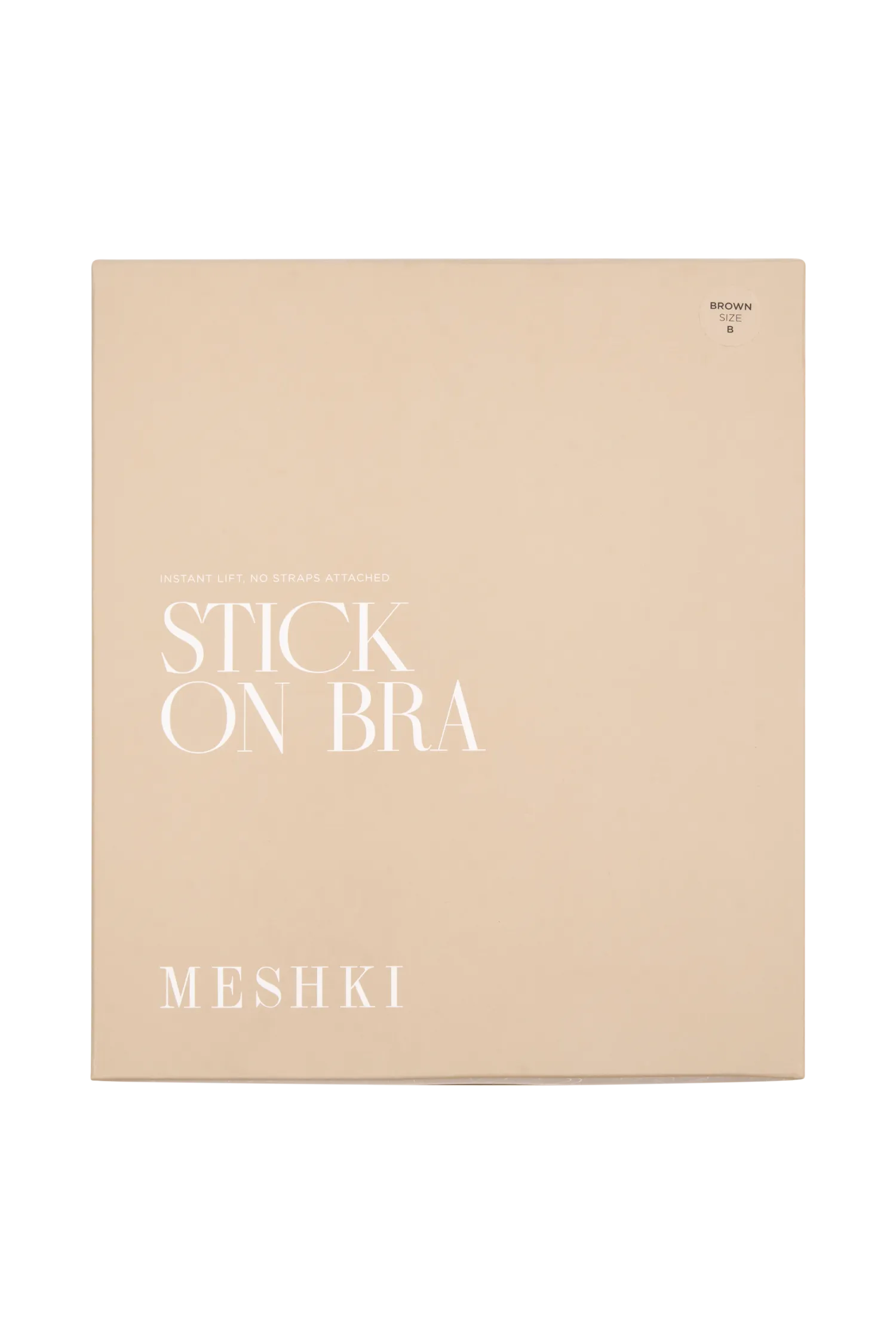 Stick It! Strapless Stick On Bra - Brown
