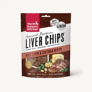 The Honest Kitchen Beef Liver & Cheddar Recipe Gourmet Barbecue Liver Chips For Dogs