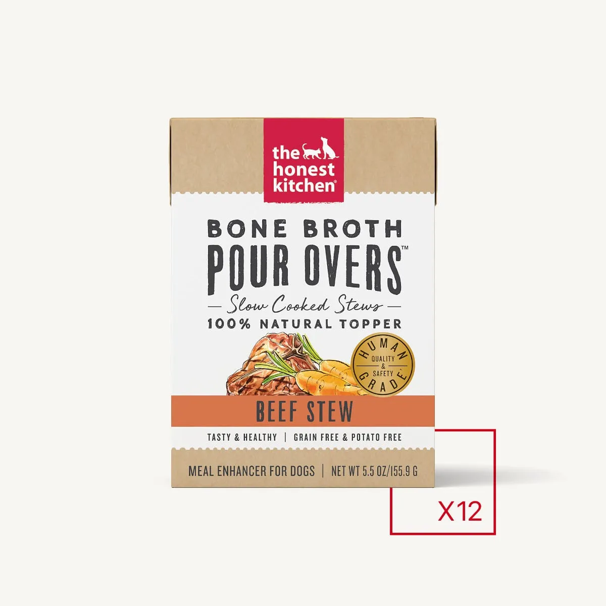 The Honest Kitchen Bone Broth Pour Overs Beef Stew Dog Food
