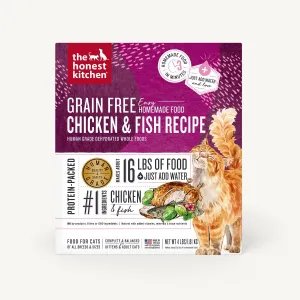 The Honest Kitchen Grain Free Chicken & Whitefish Recipe Dehydrated Cat Food