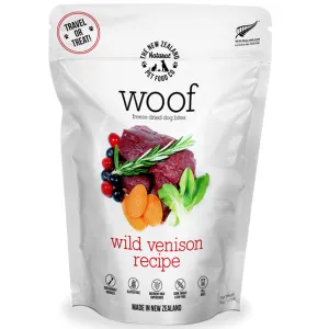 The New Zealand Natural Pet Food Co Woof Freeze-Dried Wild Venison Dog Treats