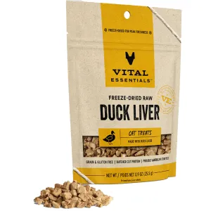 Vital Essentials Freeze-Dried Treat Duck Liver Cat Treats