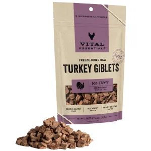 Vital Essentials Freeze-Dried Turkey Giblets Dog Treats
