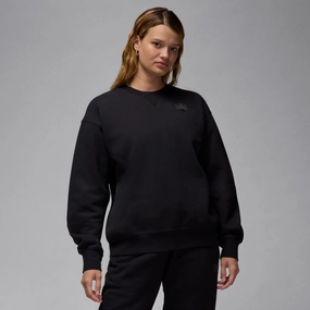 W FLIGHT FLEECE CREW SWEATSHIRT BLACK