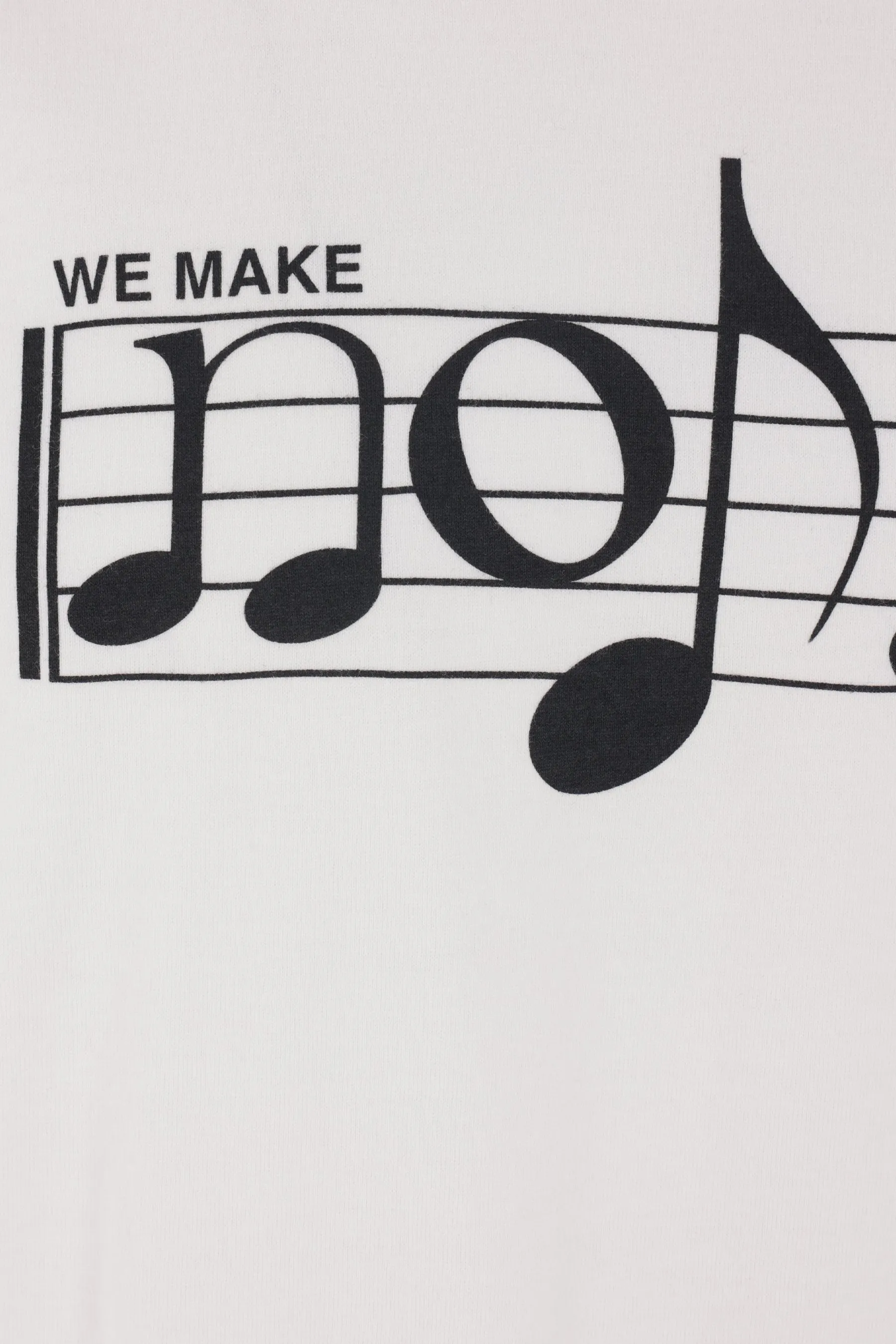 We Make Noise print cotton oversize t-shirt