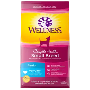 Wellness Complete Health Natural Small Breed Senior Health Recipe Dry Dog Food