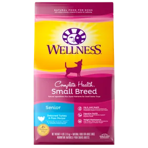 Wellness Complete Health Natural Small Breed Senior Health Recipe Dry Dog Food