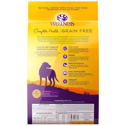 Wellness Grain-Free Complete Health Adult Lamb & Lamb Meal Recipe Dry Dog Food