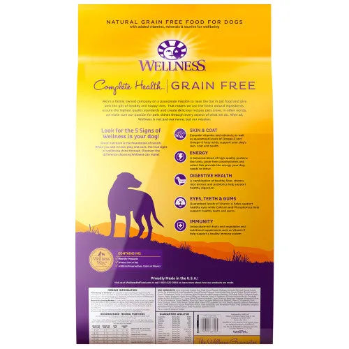 Wellness Grain-Free Complete Health Adult Lamb & Lamb Meal Recipe Dry Dog Food