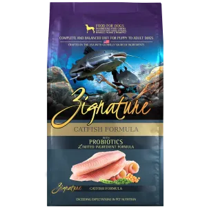 Zignature Catfish Formula Dry Dog Food, 25lb