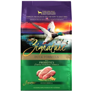 Zignature Duck Formula Dry Dog Food, 25lb