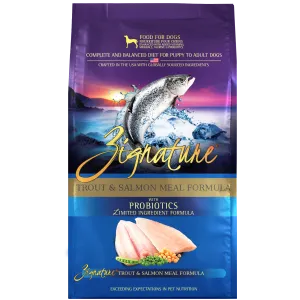 Zignature Trout Formula Dry Dog Food, 25lb