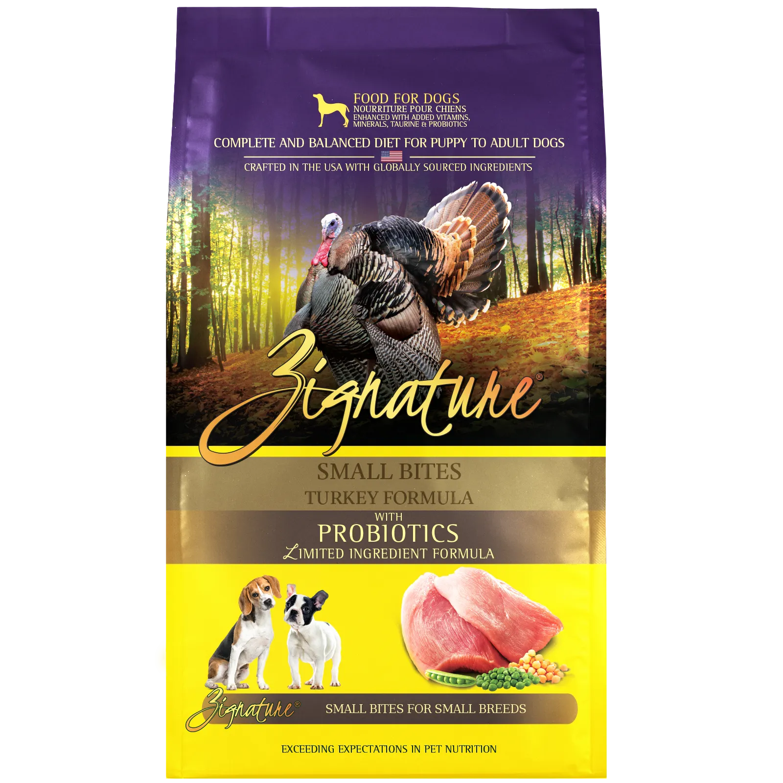 Zignature Turkey Little Bites Formula Dry Dog Food