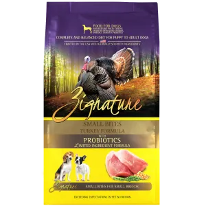 Zignature Turkey Little Bites Formula Dry Dog Food