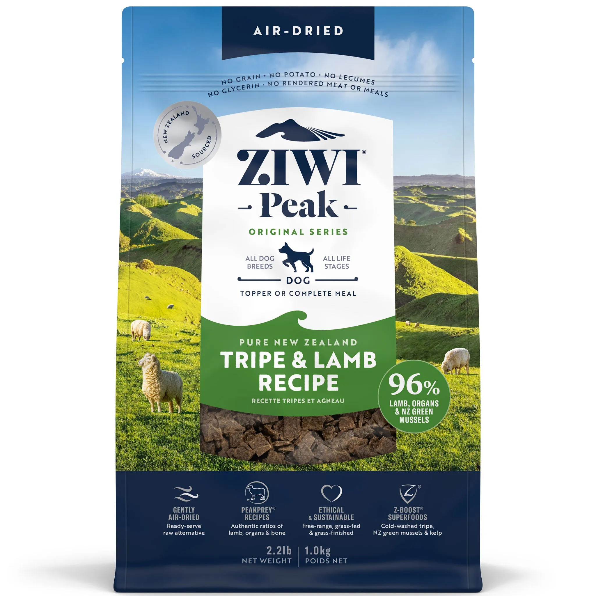 ZIWI Air-Dried Tripe & Lamb Dog Food