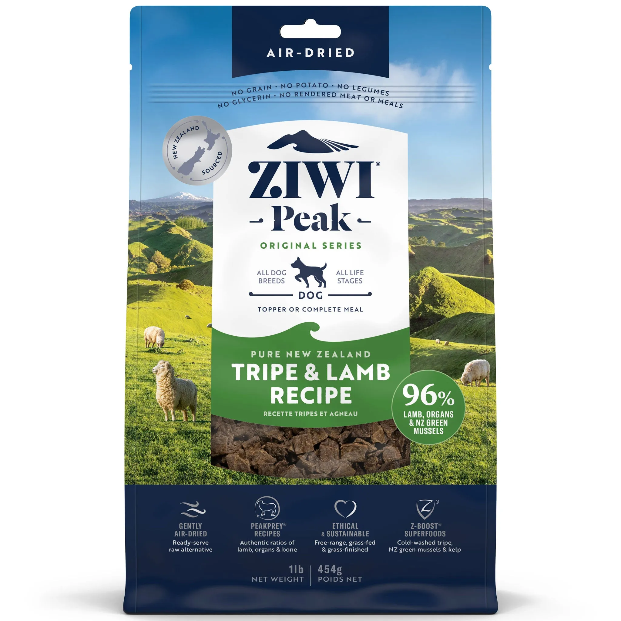 ZIWI Air-Dried Tripe & Lamb Dog Food