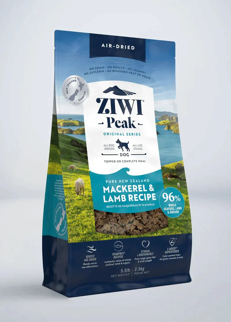 Ziwi Peak Air-Dried Mackerel & Lamb Dry Dog Food